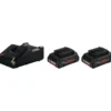 Bosch startsæt procore oplader + 2x batteri 18V 2X4,0AH