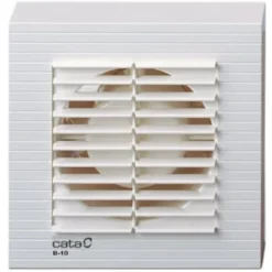 Cata B10 badventilator, timer, Ø100 mm, hvid