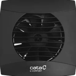 Cata UC-10 badventilator, timer, Ø100 mm, sort