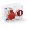CEE stikkontakt med interlock 400V, 16A/5P