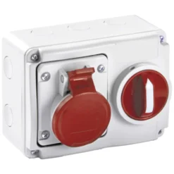 CEE stikkontakt med interlock 400V, 32A/5P