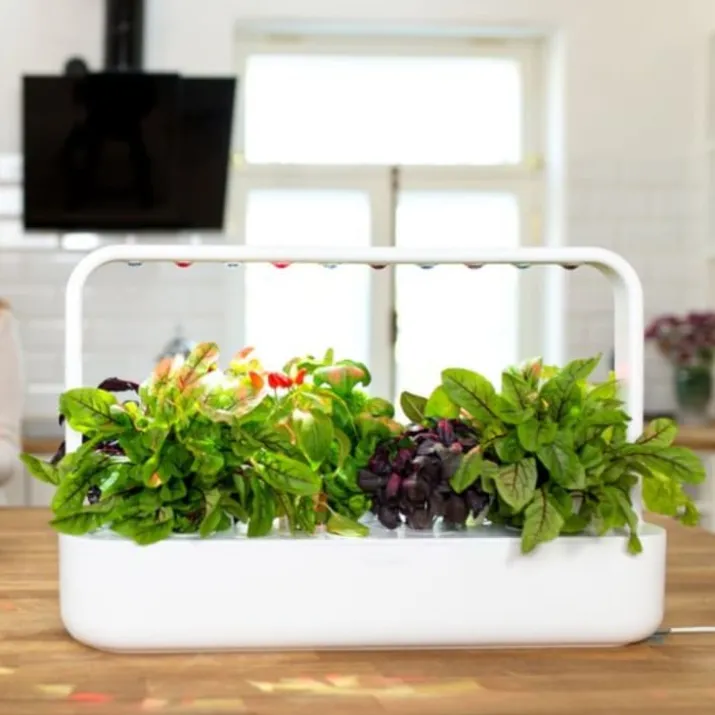 Click and Grow Smart Garden startsæt, hvid