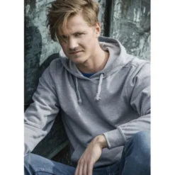 Clique Basic hoodie, gråmeleret, str. 2XL