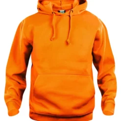 Clique Basic hoodie, hi-vis orange, str. 2XL