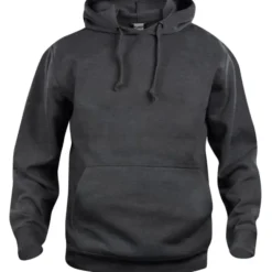 Clique Basic hoodie, koksgrå meleret, str. 2XL