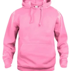 Clique Basic hoodie, lys pink, str. 2XL