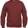 Clique Basic Roundneck sweatshirt, bordeaux, str. 2XL