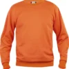 Clique Basic Roundneck sweatshirt, orange, str. 2XL