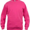 Clique Basic Roundneck sweatshirt, pink, str. 2XL