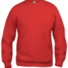 Clique Basic Roundneck sweatshirt, rød, str. 2XL