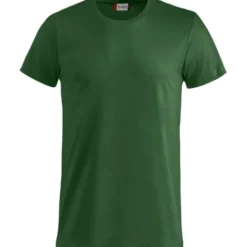Clique Basic t-shirt, flaskegrøn, str. XS