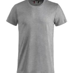Clique Basic t-shirt, gråmeleret, str. 3XL
