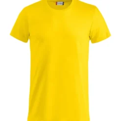 Clique Basic t-shirt, gul, str. 3XL
