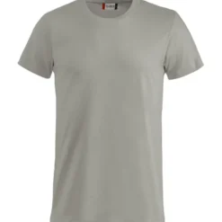 Clique Basic t-shirt, sølvgrå, str. 2XL