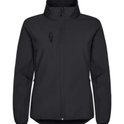 Clique Classic softshell jakke dame, sort, str. 3XL