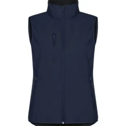 Clique Classic softshell vest dame, mørk marineblå, str. 2XL
