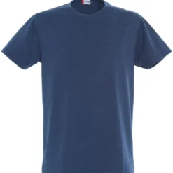 Clique New Classic t-shirt, blå meleret, str. 2XL