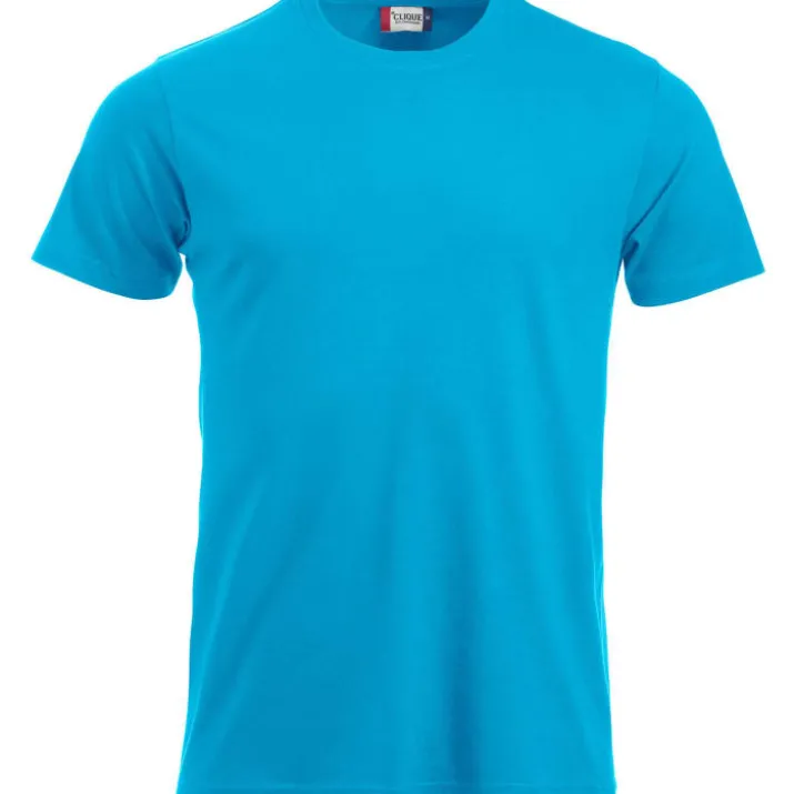 Clique New Classic t-shirt, turkis, str. 3XL