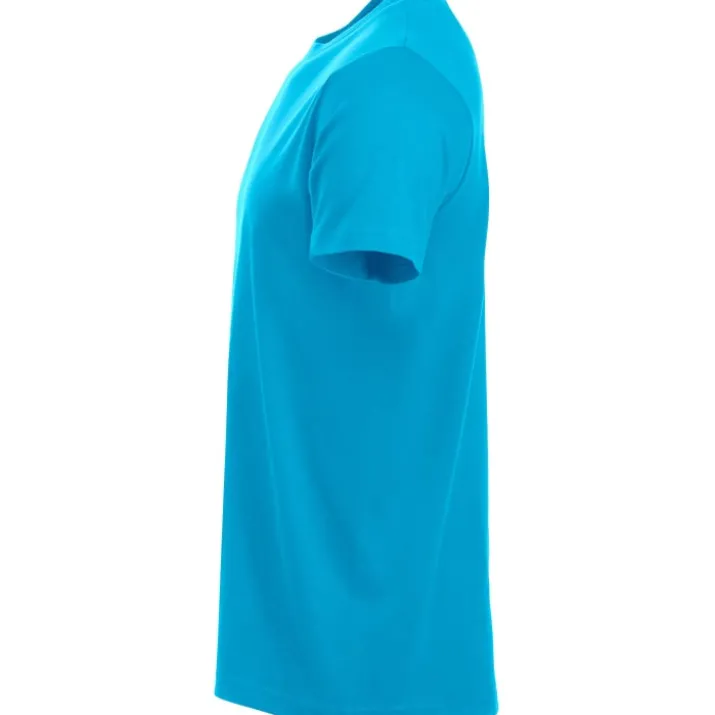 Clique New Classic t-shirt, turkis, str. 3XL