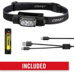 Coast WPH30R genopladelig pandelampe, 1000 lumen