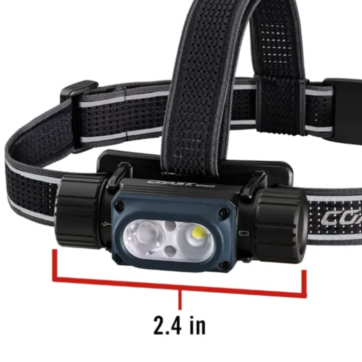 Coast WPH34R genopladelig pandelampe, 2000 lumen