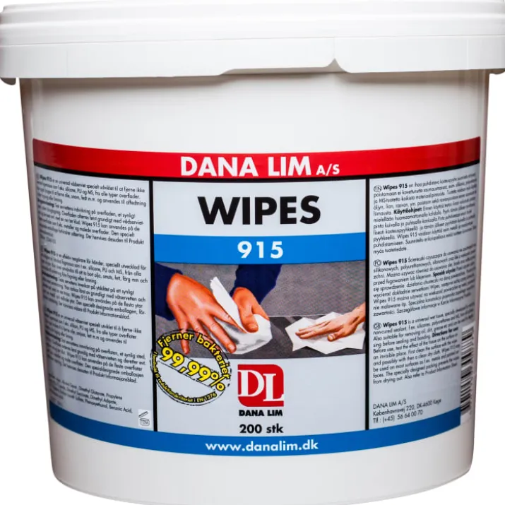 Dana Lim Wipes 915 vådservietter, 200 stk