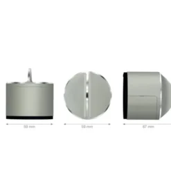 Danalock V3 Smart Lock Scandi elektronisk dørlås, bluetooth og z-wave, sort