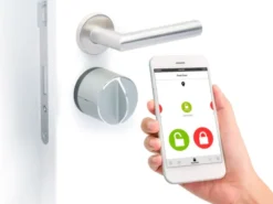 Danalock V3 Smart Lock Scandi elektronisk dørlås, bluetooth og z-wave, sølv