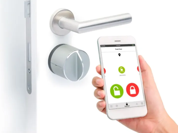 Danalock V3 Smart Lock Scandi elektronisk dørlås, bluetooth og z-wave, sølv