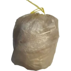 Danofix affaldssække i klar plast, med snoreluk, 70x105 cm, 110 liter