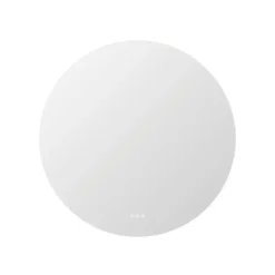 Dansani Corona spejl med lys, dæmpbar, touch, Ø60 cm