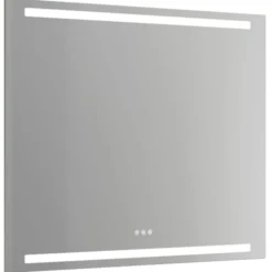 Dansani Level spejl med lys, 100x80 cm