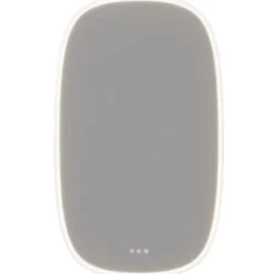 Dansani Squircle spejl med lys, 100x60 cm