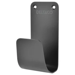 Deltaco holder til ladekabel, sort