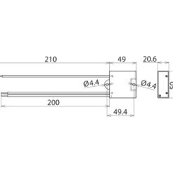 Desitek DehnCord L transientbeskyttelse for LED belysning type 2, 2P, 5kA
