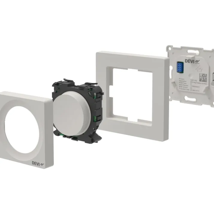 Devi reg Display Connect termostat, Zigbee & Bluetooth, hvid