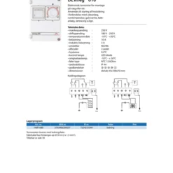 Devi reg 610 termostat