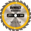 Dewalt Construction rundsavklinge, Ø184/16 mm, 24 td.