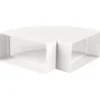Duka bøjning, 90°, 110x55 mm over kort side, horisontal