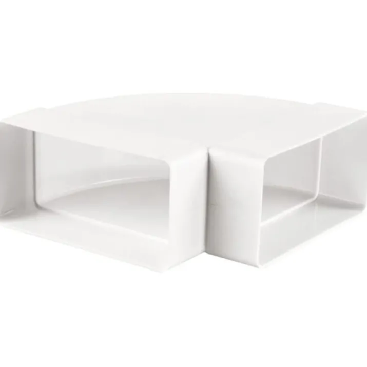 Duka bøjning, 90°, 110x55 mm over kort side, horisontal