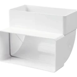 Duka bøjning, 90°, 110x55 mm over lang side, vertikal