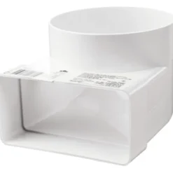 Duka bøjning, 90°, 110x55 mm x Ø100 mm