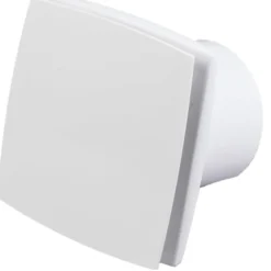 Duka EL 700Q TH badventilator, fugtstyring, timer, Ø100 mm, hvid