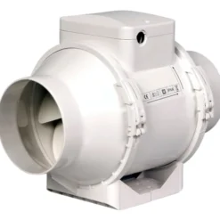 Duka EL125TT kanalventilator, Ø125 mm, hvid