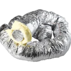 Duka isoleret alufolie flexslange, Ø100 mm, 5 meter