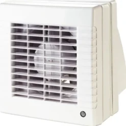 Duka MAO2 L TH badventilator, fugtstyring, timer, Ø125 mm, hvid