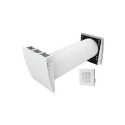 Duka One D6 ventilator med varmegenvinding, Ø160 mm, hvid