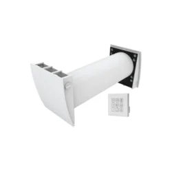 Duka One D6 ventilator med varmegenvinding, Ø160 mm, hvid