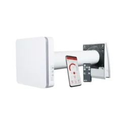 Duka One Pro 25 S ventilator med varmegenvinding, Ø100 mm, wi-fi, hvid
