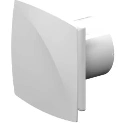 Duka Pro 90T badventilator, timer, Ø100 mm, hvid